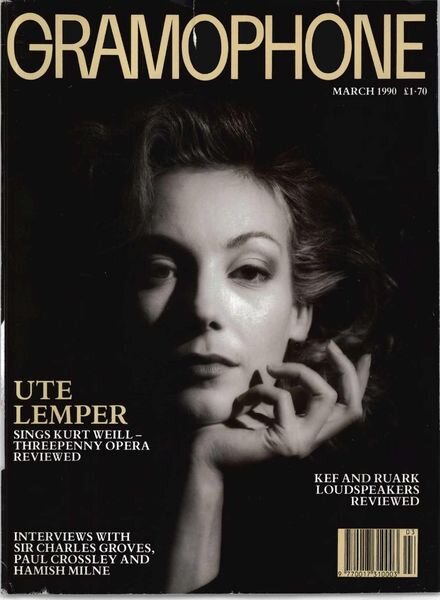 Gramophone – March 1990 Cover