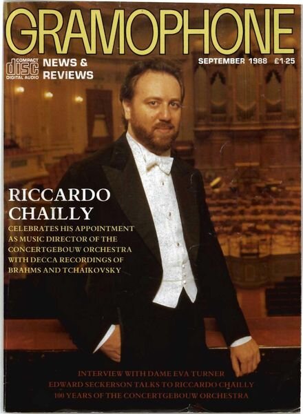 Gramophone – September 1988 Cover