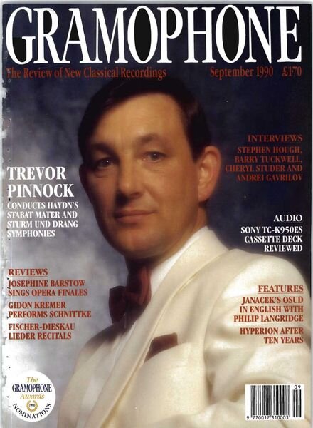 Gramophone – September 1990 Cover