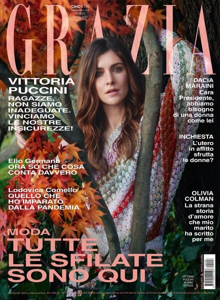 Grazia Italia – 13 gennaio 2022 Cover
