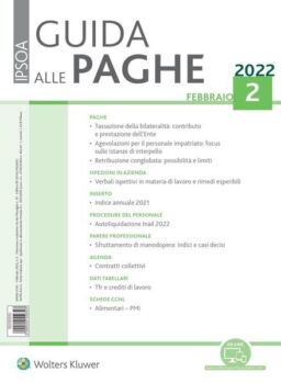 Guida alle paghe – Febbraio 2022