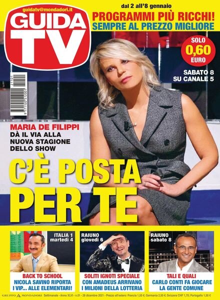 GuidaTV – 28 dicembre 2021 Cover