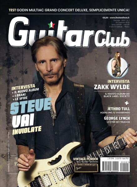 Guitar Club Magazine – gennaio 2022 Cover