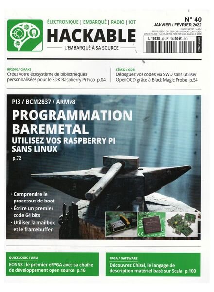 Hackable Magazine – Janvier-Fevrier 2022 Cover
