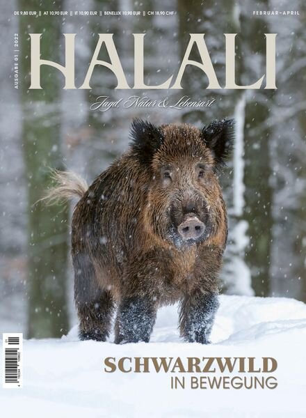 HALALI – Jagd Natur und Lebensart – Januar 2022 Cover