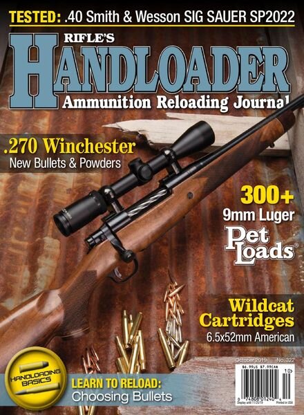 Handloader – October-November 2019 Cover
