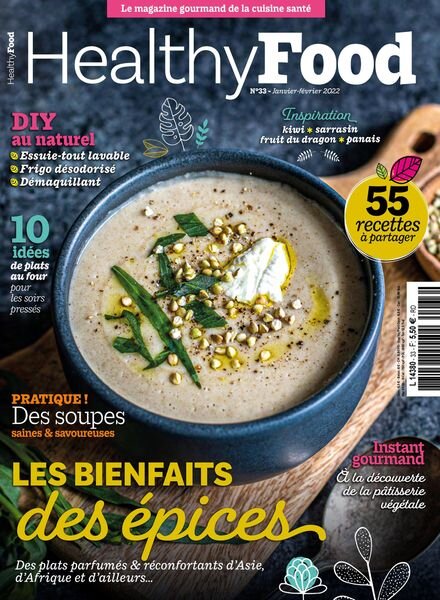 Healthy Food France – Janvier-Fevrier 2022 Cover