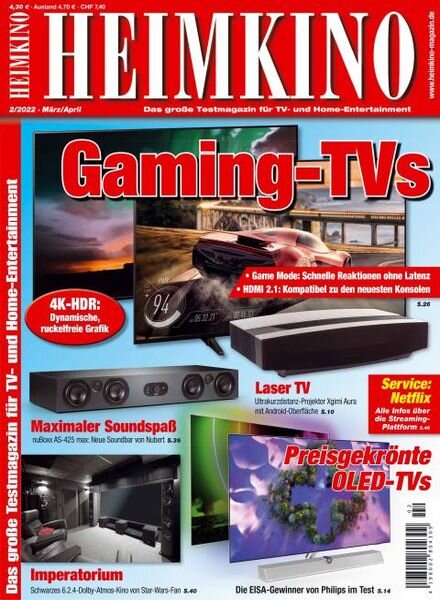 HEIMKINO – Januar 2022 Cover