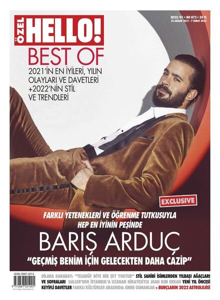 HELLO! Turkiye – 30 Aralik 2021 Cover