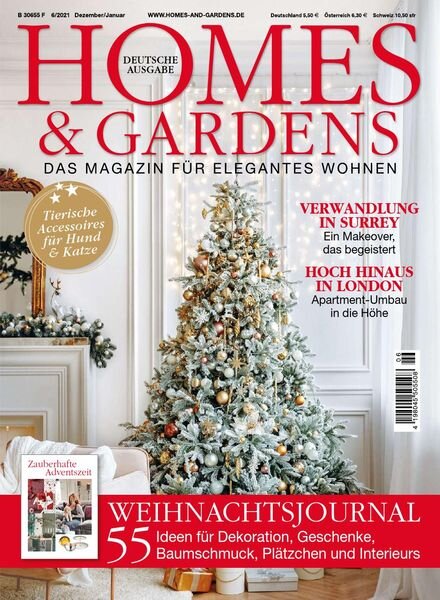 Homes & Gardens Germany – Dezember 2021 – Januar 2022 Cover