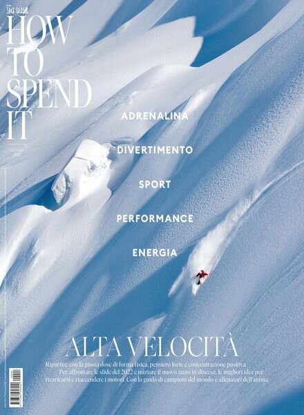 How to Spend It – Gennaio 2022 Cover