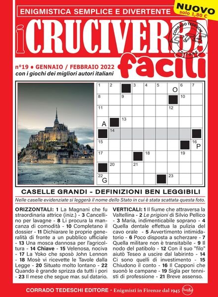 I Cruciverba Facili – febbraio 2022 Cover