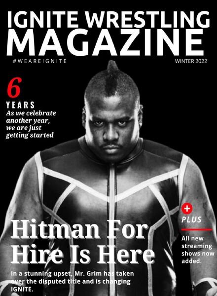 IGNITE Wrestling Magazine – December 2021 Cover