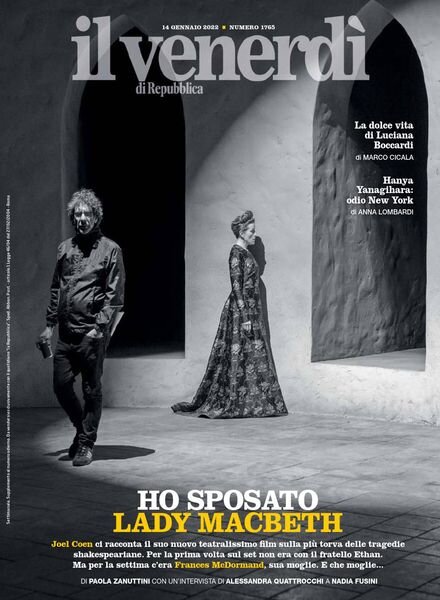 Il Venerdi di Repubblica – 14 Gennaio 2022 Cover