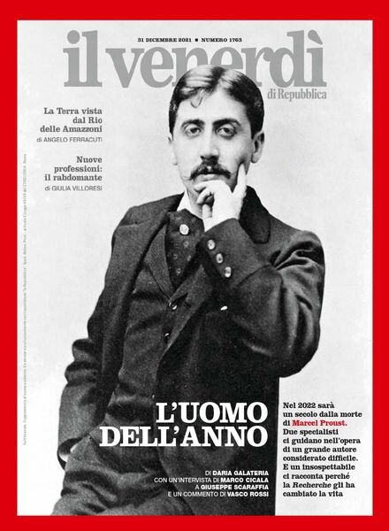 Il Venerdi di Repubblica – 31 Dicembre 2021 Cover