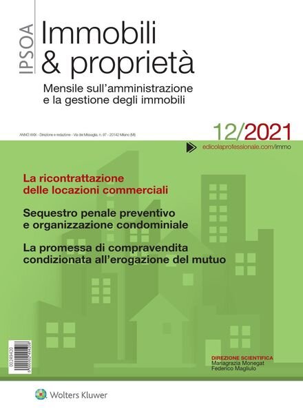 Immobili & proprieta – Dicembre 2021 Cover
