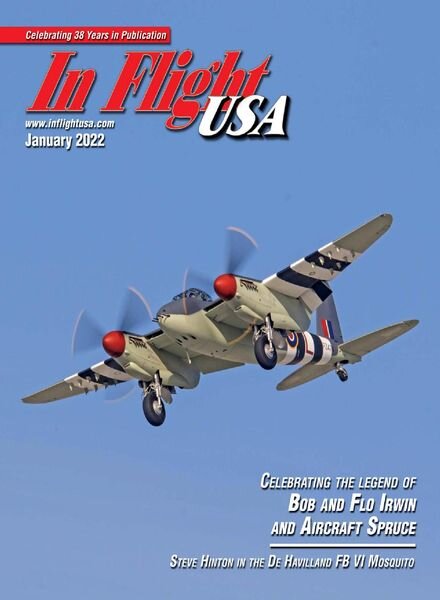 In Flight USA – January 2022 Cover