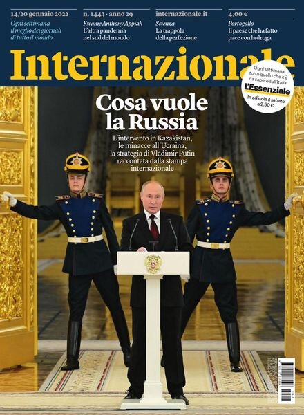 Internazionale – 14 Gennaio 2022 Cover