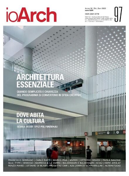 IoArch Magazine – Dicembre 2021-Gennaio 2022 Cover