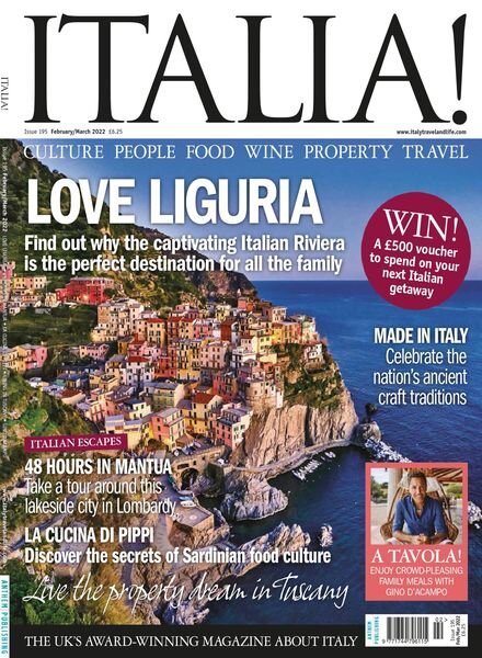 Italia! Magazine – February 2022 Cover