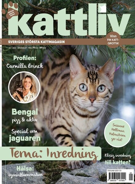 Kattliv – januari 2022 Cover