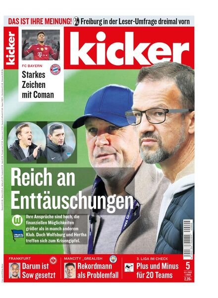 Kicker – 13 Januar 2022 Cover