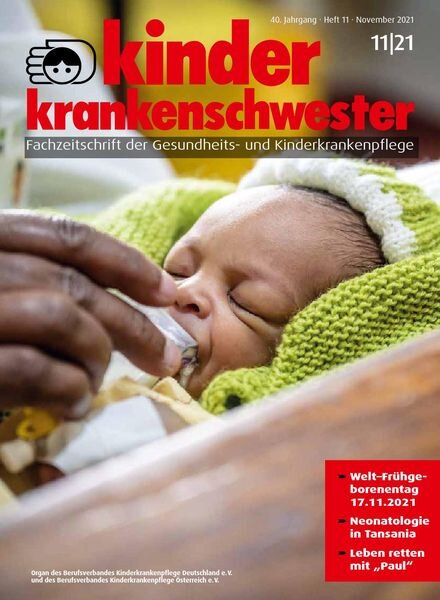 Kinderkrankenschwester – November 2021 Cover