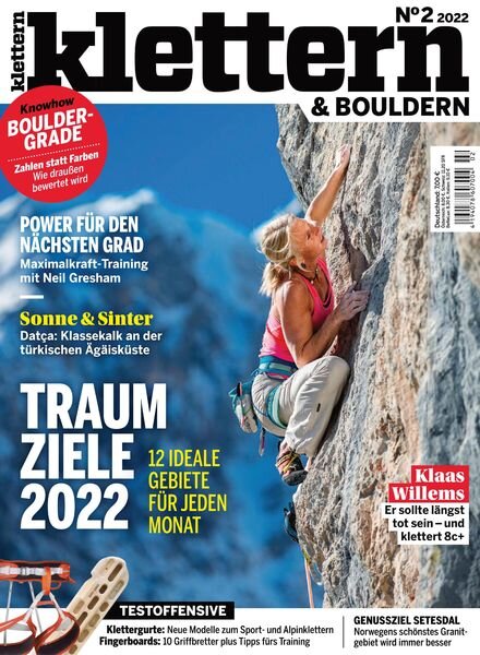 klettern – 25 Januar 2022 Cover