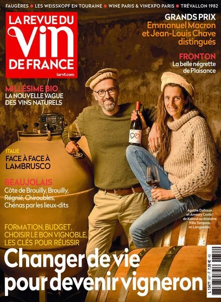 La Revue du Vin de France – fevrier 2022 Cover