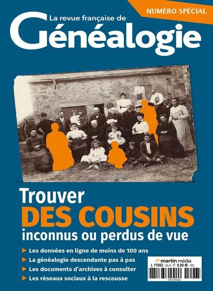 La Revue francaise de Genealogie – Hors-Serie N 63 – Fevrier 2022 Cover