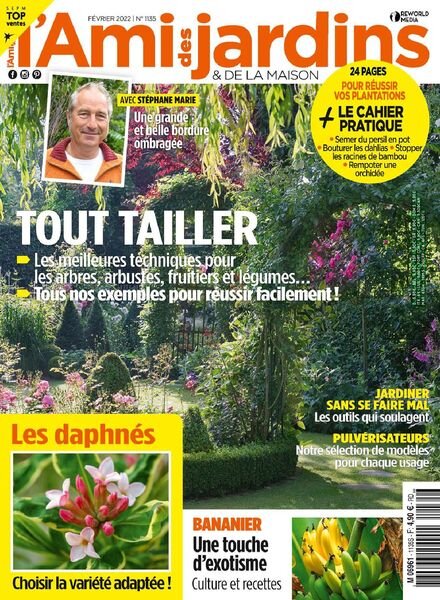 L’Ami des Jardins – fevrier 2022 Cover