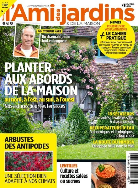L’Ami des Jardins – janvier 2022 Cover