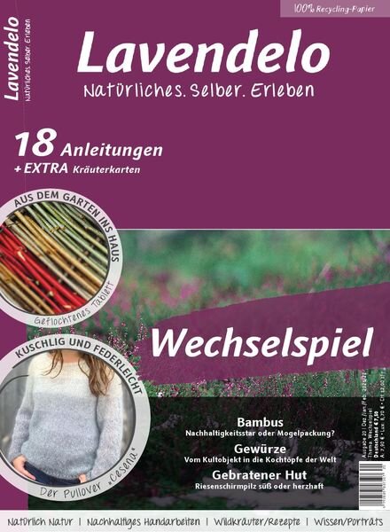 Lavendelo – Dezember 2021 – Februar 2022 Cover