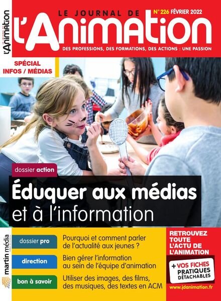 Le Journal de l’Animation – Fevrier 2022 Cover