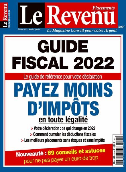 Le Revenu Placements – Fevrier 2022 Cover