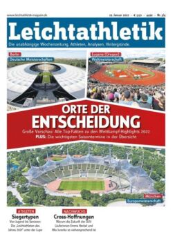 Leichtathletik – 18 Januar 2022