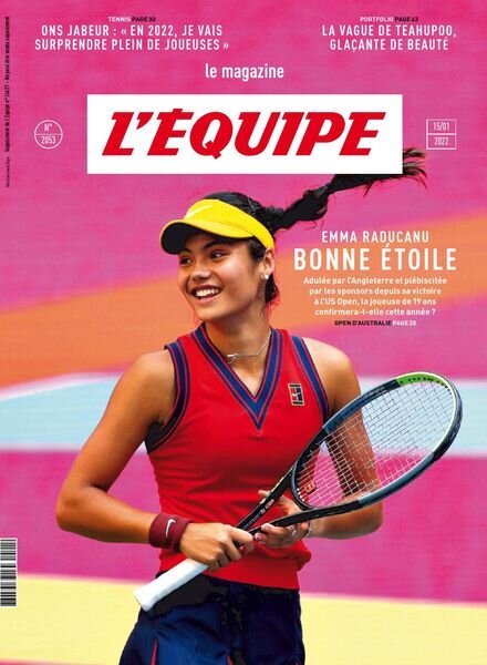 L’Equipe Magazine – 15 Janvier 2022 Cover