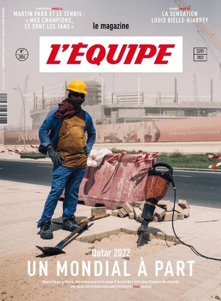 L’Equipe Magazine – 22 Janvier 2022 Cover