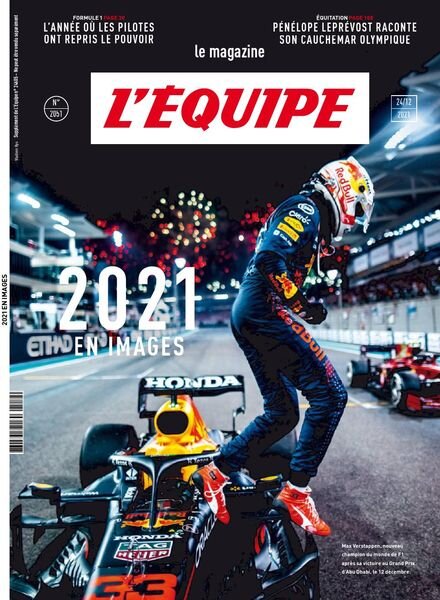 L’Equipe Magazine – 24 Decembre 2021 Cover