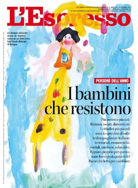 l’Espresso – 27 Dicembre 2021 Cover