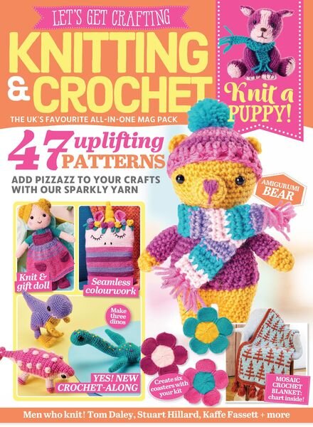 Let’s Get Crafting Knitting & Crochet – January 2022 Cover