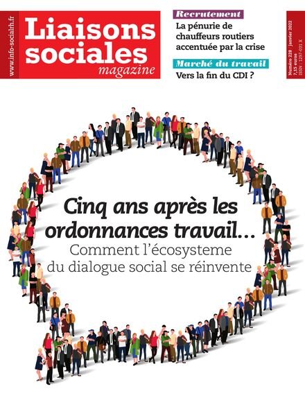 Liaisons Sociales Magazine – Janvier 2022 Cover