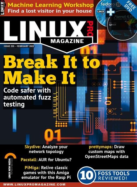 Linux Magazine USA – Issue 255 – February 2022 Cover