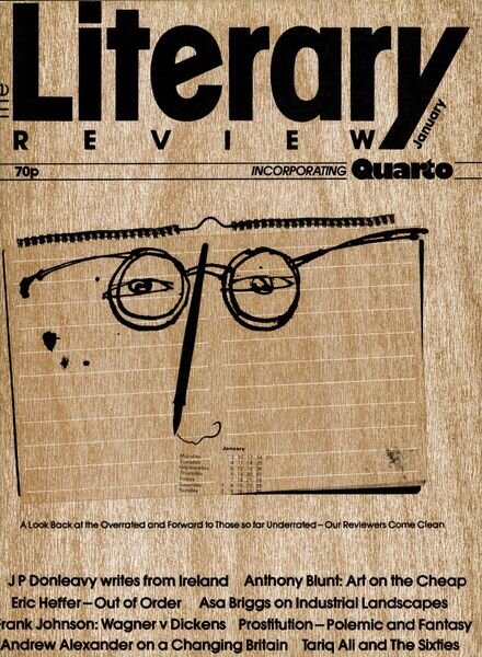 Literary Review – January 1983 Cover