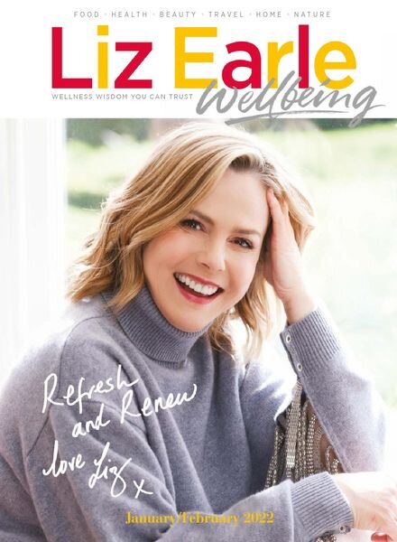 Liz Earle Wellbeing – January 2022 Cover