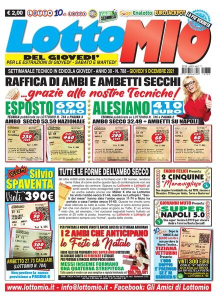 Lottomio del Giovedi – 9 Dicembre 2021 Cover