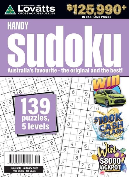 Lovatts Handy Sudoku – February 2022 Cover