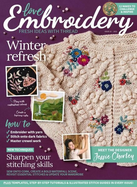 Love Embroidery – Issue 22 – December 2021 Cover