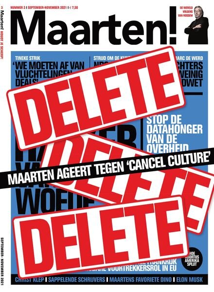 Maarten! – september 2021 Cover