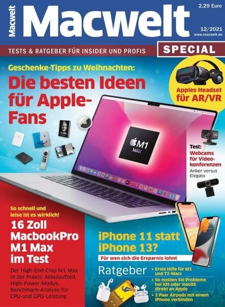 Macwelt Special – Dezember 2021 Cover